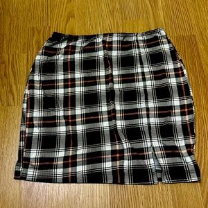 Plaid skirt
